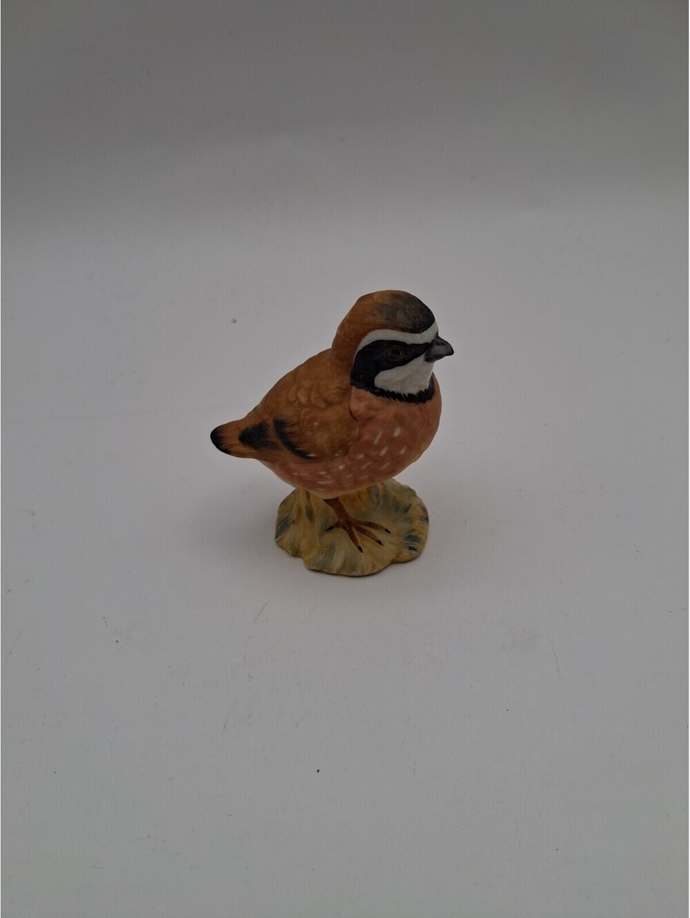 Bob White Quail Bird Figurine Ceramic Gorpam Japan
